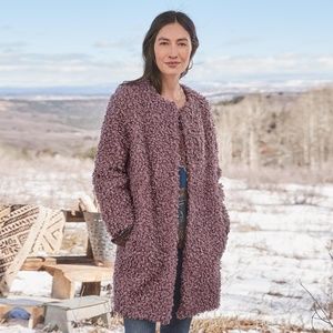 NWOT Unbound Beauty Coat, Mauve